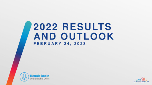 Vorschaubild Compagnie de Saint-Gobain Finanzbericht 2022