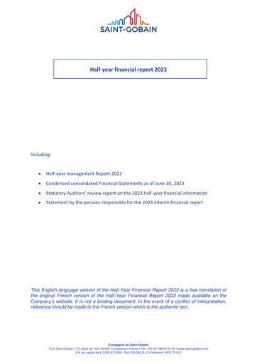 Thumbnail Compagnie de Saint-Gobain Half-year Report 2023-h1