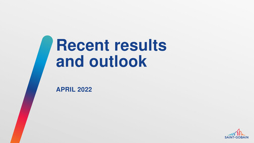 Thumbnail Compagnie de Saint-Gobain Quarterly Report 2022-q1