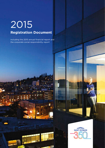Thumbnail Compagnie de Saint-Gobain Universal Registration Document 2015