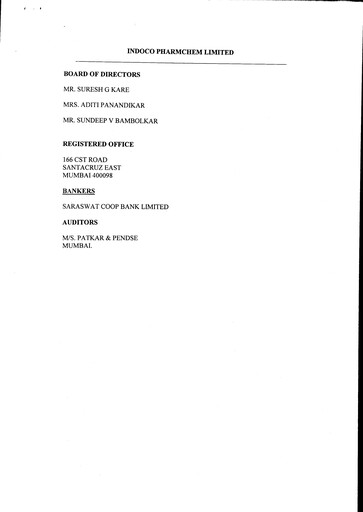 Thumbnail Indoco Remedies
 Annual Report 2015-2016