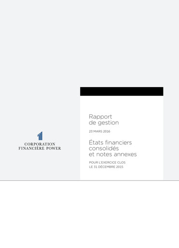 Thumbnail Power Financial Financial Statement 2015