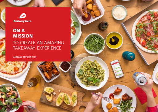 Thumbnail Delivery Hero
 Annual Report 2017