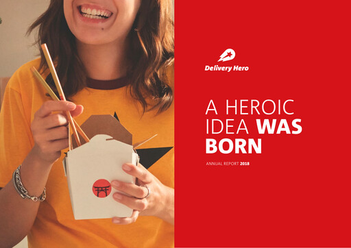 Thumbnail Delivery Hero
 Annual Report 2018