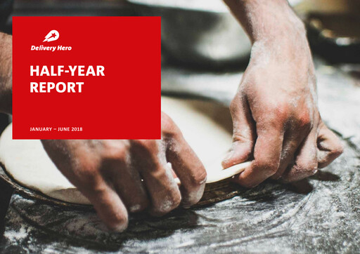 Thumbnail Delivery Hero
 Half-year Report 2018-h1