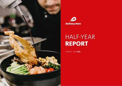 Miniature Delivery Hero
 Rapport semestriel 2019-h1