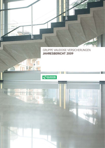 Thumbnail Vaudoise Assurances Annual Report 2009