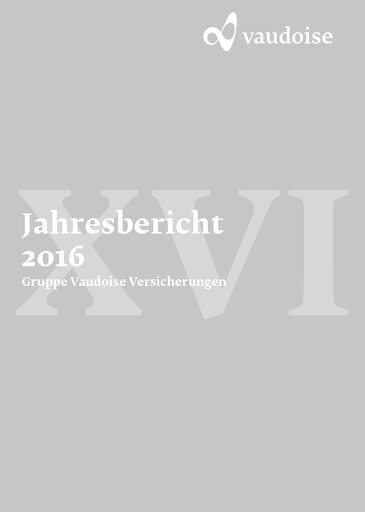 Thumbnail Vaudoise Assurances Annual Report 2016
