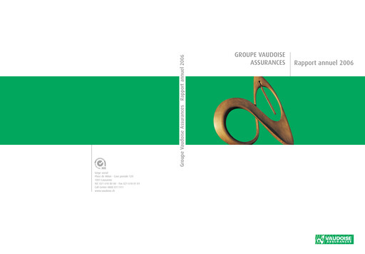 Thumbnail Vaudoise Assurances Annual Report 2006