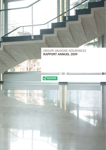 Thumbnail Vaudoise Assurances Annual Report 2009