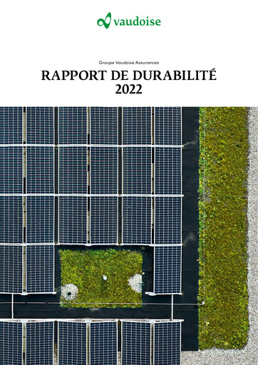 Miniature Vaudoise Assurances Rapport de durabilité 2022