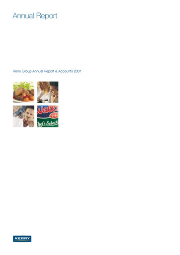 Thumbnail Kerry Group Annual Report 2001