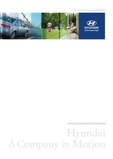 Thumbnail Hyundai Annual Report 2004