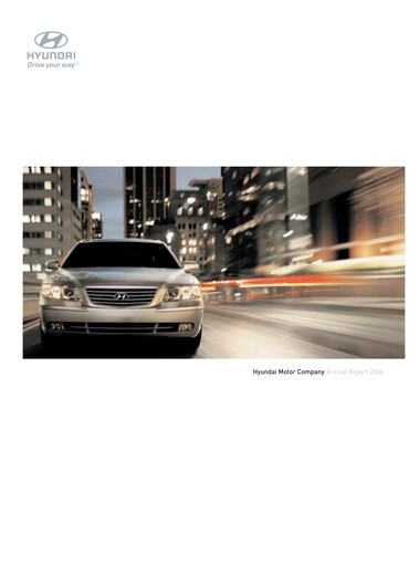 Thumbnail Hyundai Annual Report 2006
