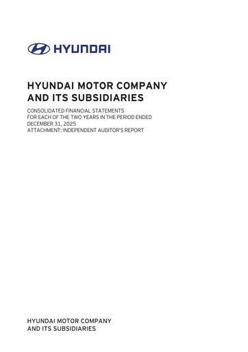 Thumbnail Hyundai Financial Statement 2025