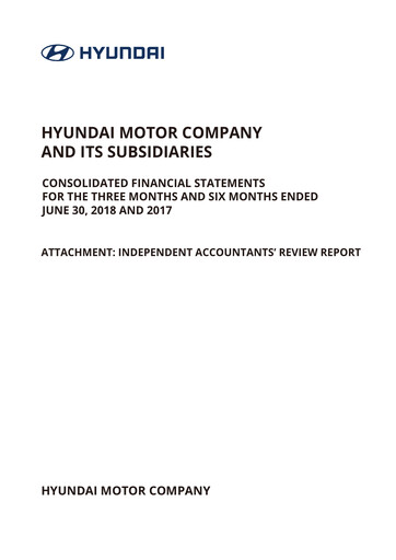 Thumbnail Hyundai Half-year Report 2018-h1