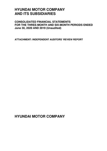 Thumbnail Hyundai Half-year Report 2020-h1