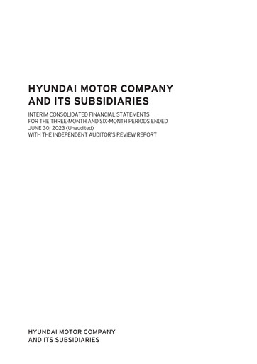 Thumbnail Hyundai Half-year Report 2023-h1