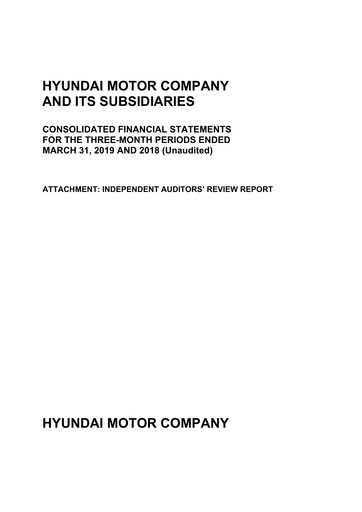 Thumbnail Hyundai Quarterly Report 2019-q1