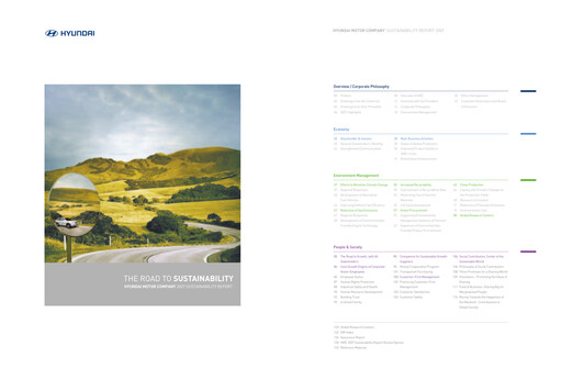Vorschaubild Hyundai Nachhaltigkeitsbericht 2007
