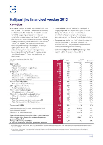 Thumbnail UCB Half-year Report 2013-h1