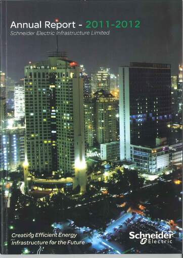 Thumbnail Schneider Electric Infrastructure Annual Report 2011-2012