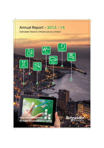 Thumbnail Schneider Electric Infrastructure Annual Report 2013-2014