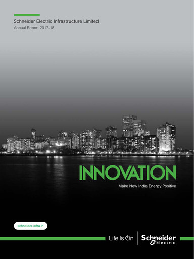 Thumbnail Schneider Electric Infrastructure Annual Report 2017-2018