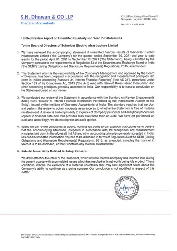 Thumbnail Schneider Electric Infrastructure Half-year Report 2021-2022-h1