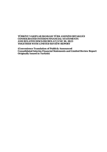 Thumbnail VakıfBank Half-year Report 2023-h1