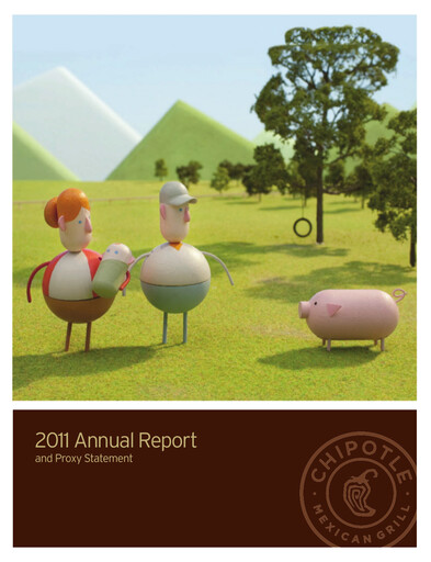 Thumbnail Chipotle Mexican Grill Annual Report 2011