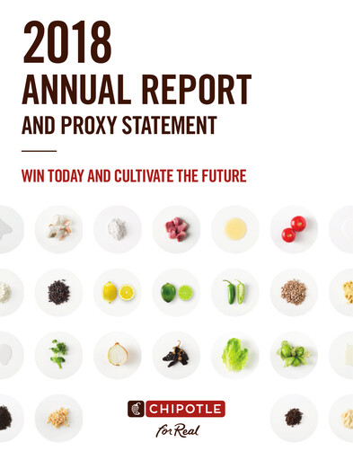 Thumbnail Chipotle Mexican Grill Annual Report 2018