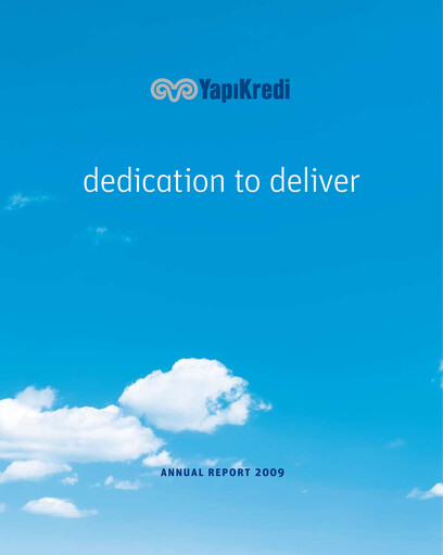 Thumbnail Yapı Kredi
 Annual Report 2009
