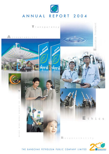 Thumbnail Bangchak Corporation Annual Report 2004