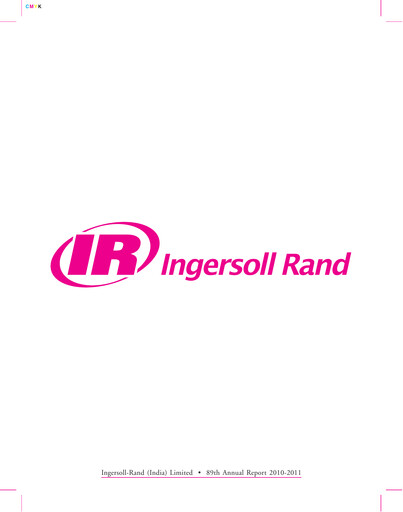 Thumbnail Ingersoll Rand India Annual Report 2010-2011