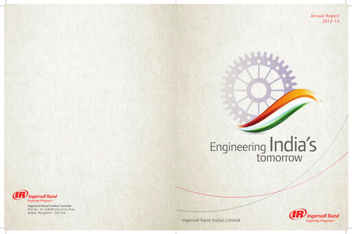 Thumbnail Ingersoll Rand India Annual Report 2012-2013