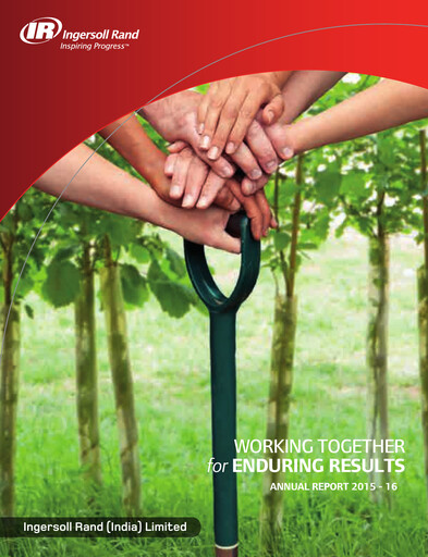Thumbnail Ingersoll Rand India Annual Report 2015-2016