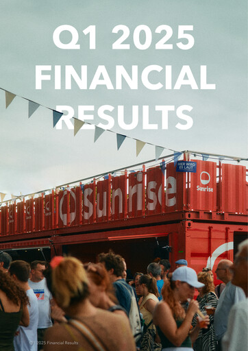 Thumbnail Sunrise Communications AG Quarterly Report 2025-q1