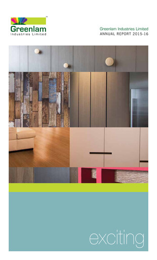 Thumbnail Greenlam Industries
 Annual Report 2015-2016