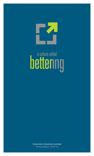 Thumbnail Greenlam Industries
 Annual Report 2018-2019