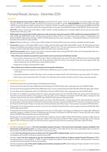 Thumbnail Ferrovial Financial Report 2024