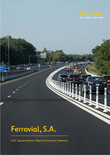Vorschaubild Ferrovial Finanzmitteilung 2022