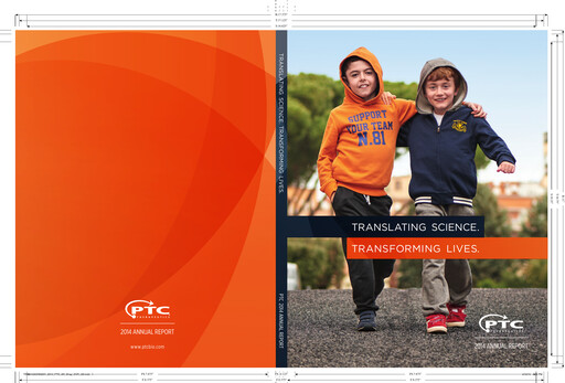 Thumbnail PTC Therapeutics
 Annual Report 2014