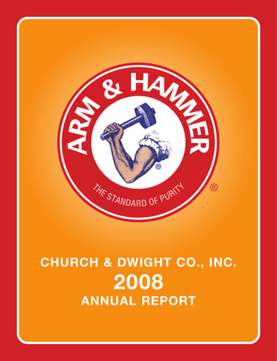Thumbnail Church & Dwight
 Annual Report 2008