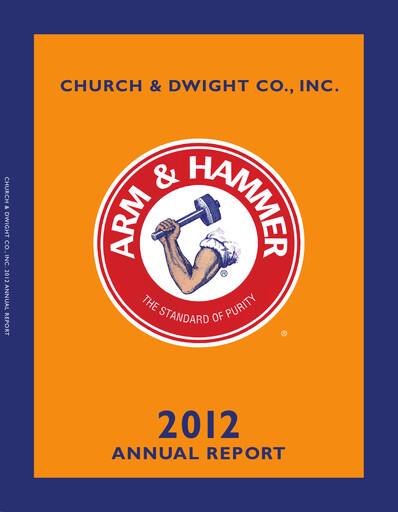 Thumbnail Church & Dwight
 Annual Report 2012