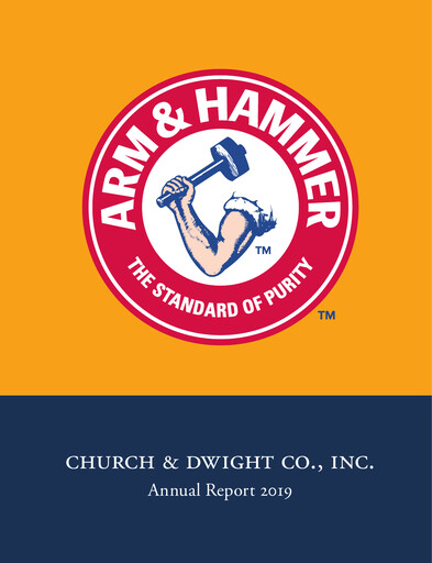 Thumbnail Church & Dwight
 Annual Report 2019