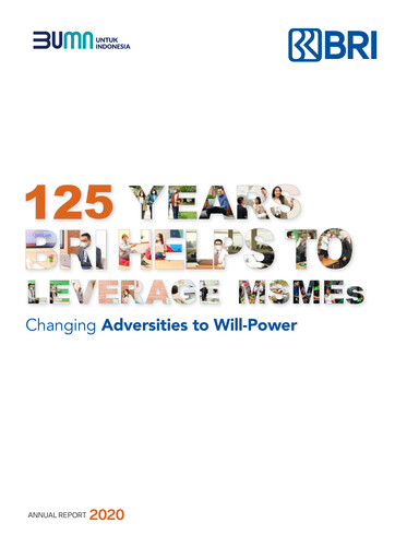 Thumbnail Bank Rakyat Indonesia
 Annual Report 2020