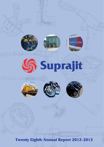 Miniature Suprajit Engineering

 Rapport annuel 2012-2013