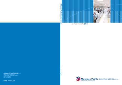 Thumbnail Malaysian Pacific Industries Annual Report 2010-2011