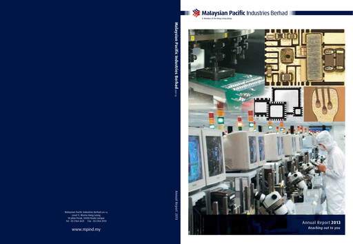 Thumbnail Malaysian Pacific Industries Annual Report 2012-2013